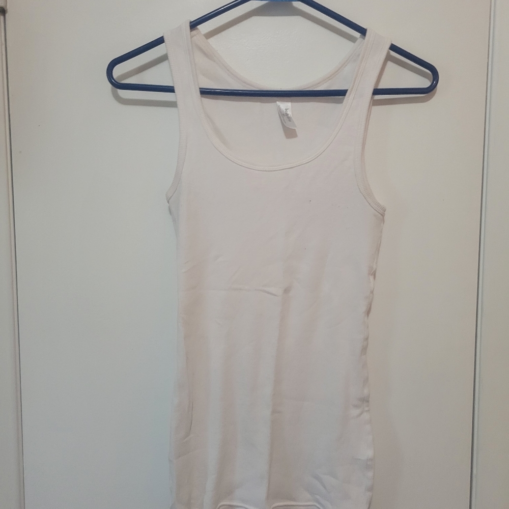 3/$18 white muscle tank